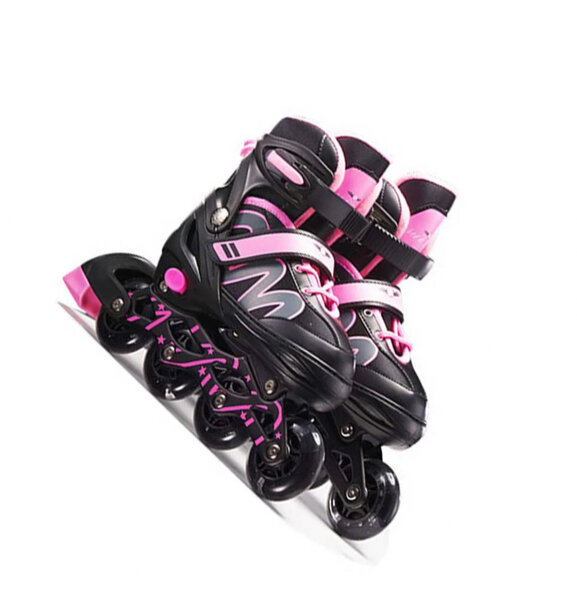 Patins à roulettes enfants rose