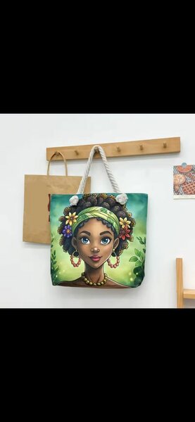 Sac cabas coloré en toile