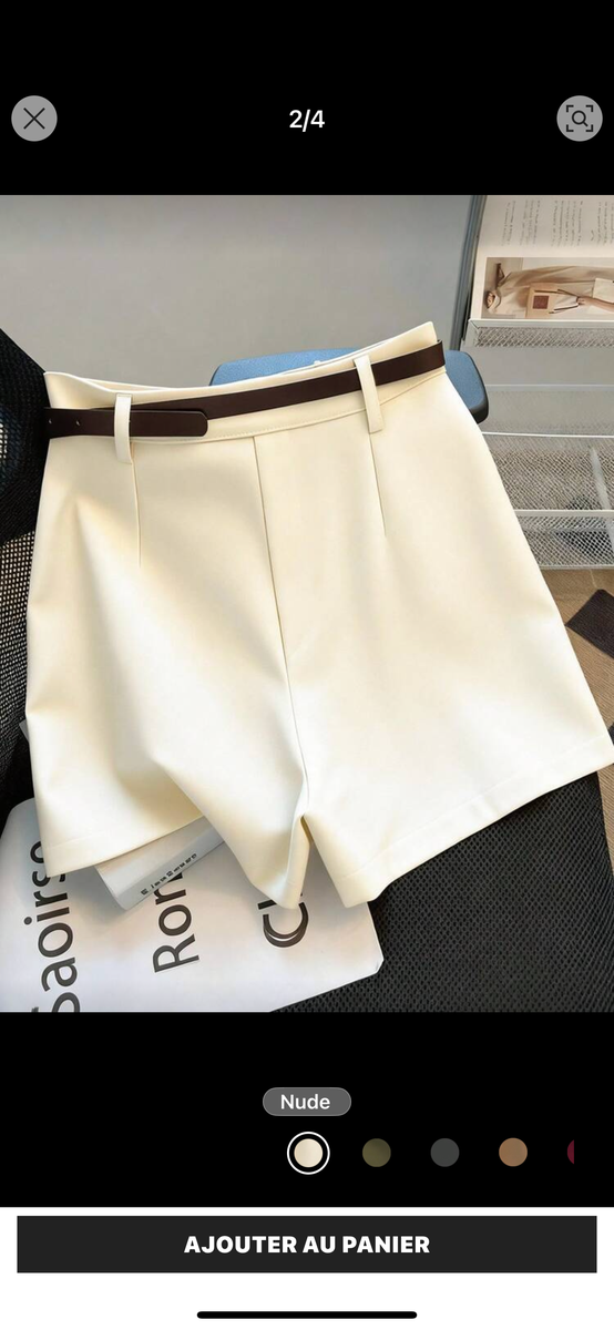 Ensemble pull et short élégant