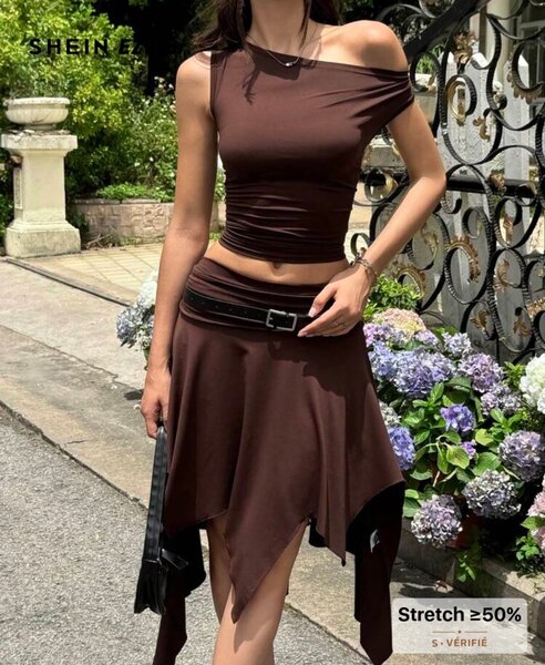 Robe longue violette élégante