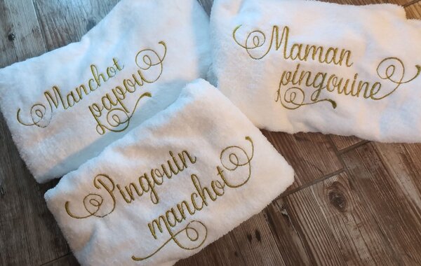 Personnalisée vos serviettes