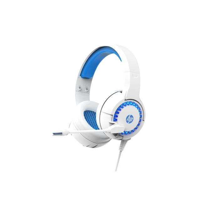 Casque Gaming Filaire LED Blanc