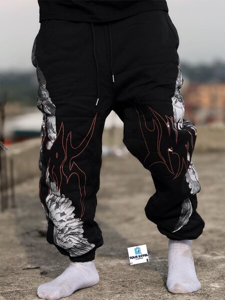 Pantalon jogger dragon homme