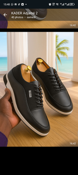 Sneakers en cuir élégants