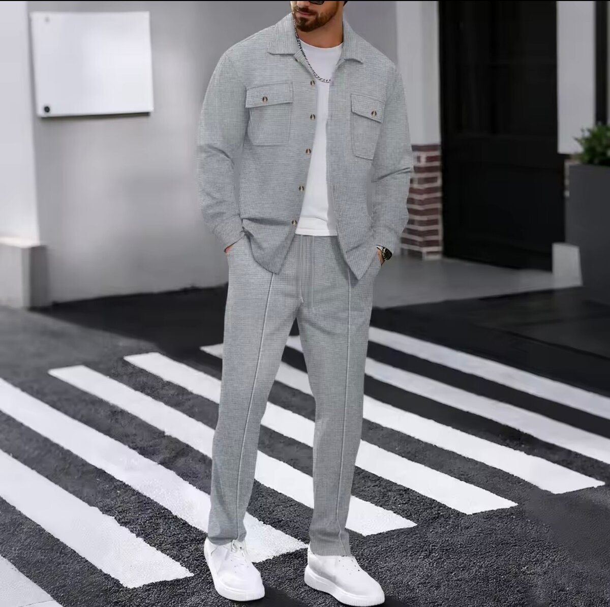 Ensemble veston moderne homme