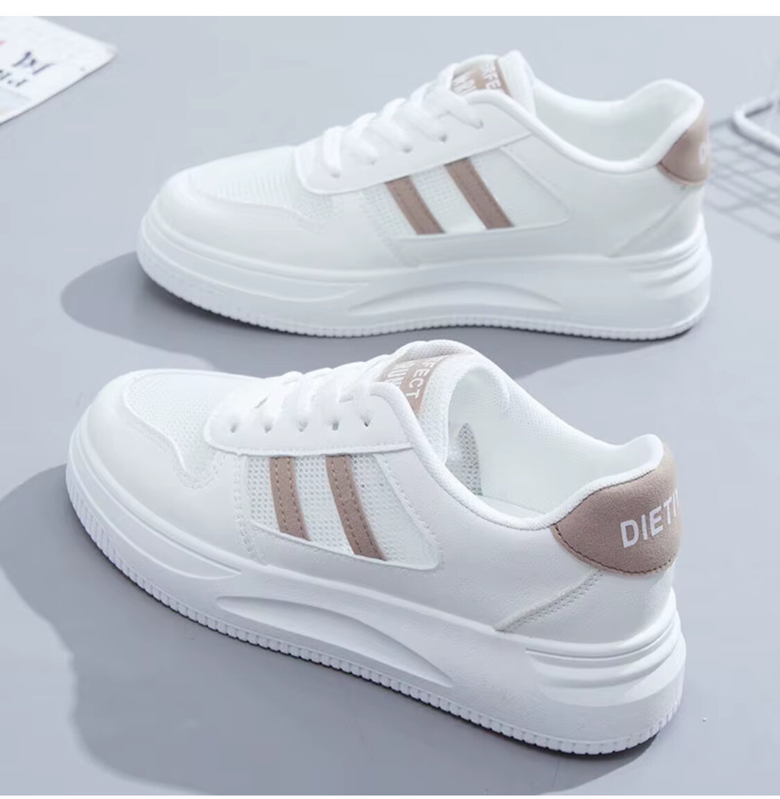 Baskets blanches tendance