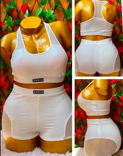 Set de sport femme blanc