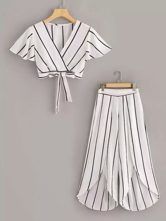 Plus Surplice Front Hem Top