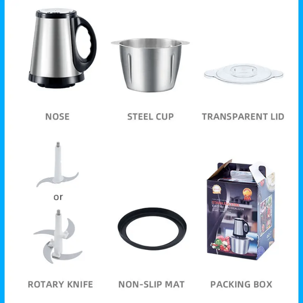 Hachoir électrique inox