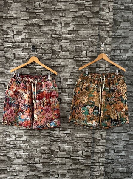 Shorts d'été imprimés floraux