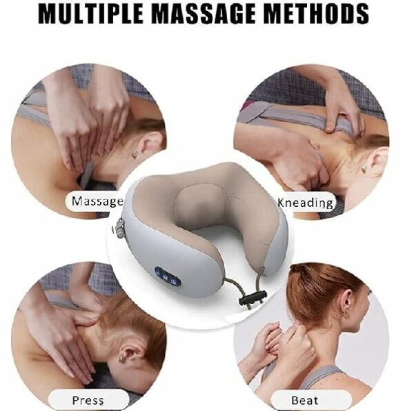 COUSSIN DE MASSAGE INTELLIGENT EN FORME DE U  un oreiller