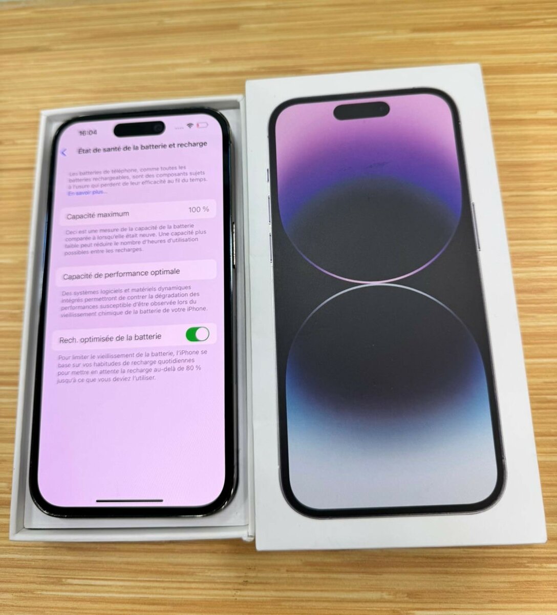 iphone 14 pro 256giga état