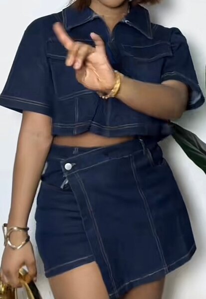 Ensemble en jean moderne