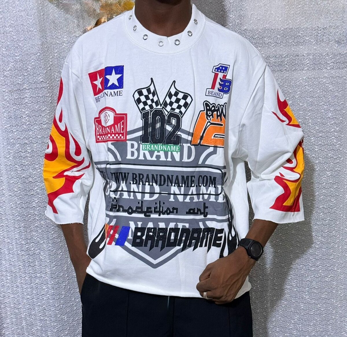 T-shirt graphique tendance