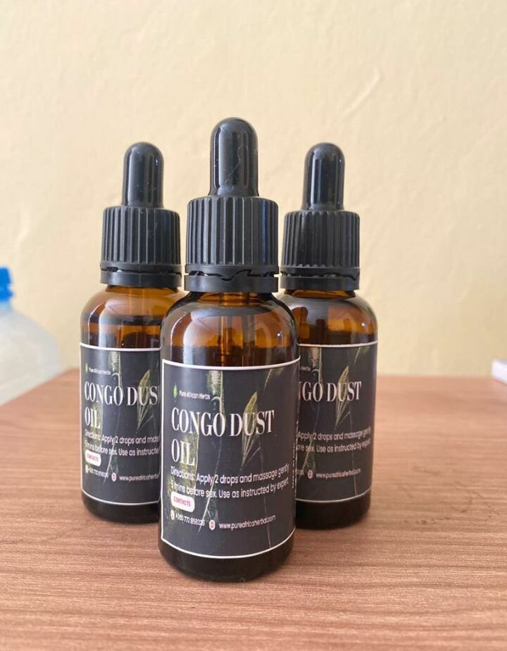 Congo dust oil and Ankolo powder.