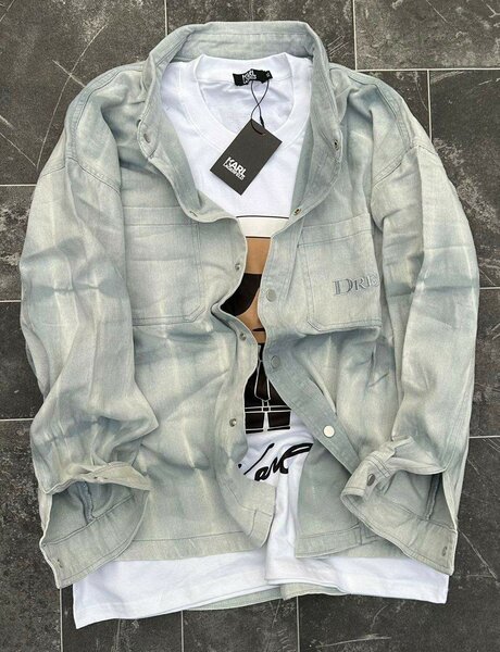Veste en denim chic unisexe