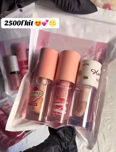 Kit de gloss à lèvres hydratant