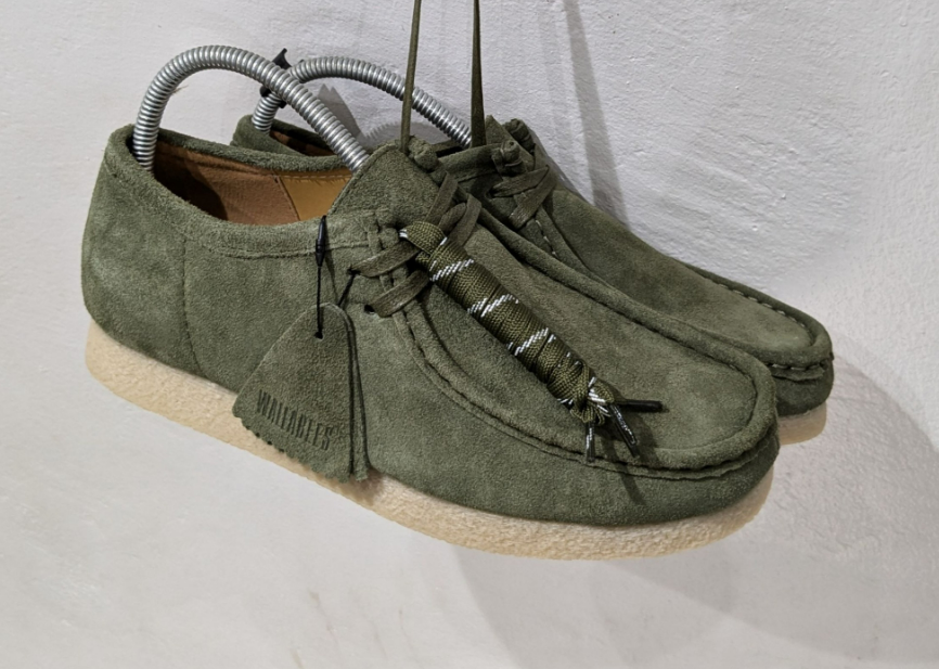 Original Clarks Wallabee-Oakmoss Suede