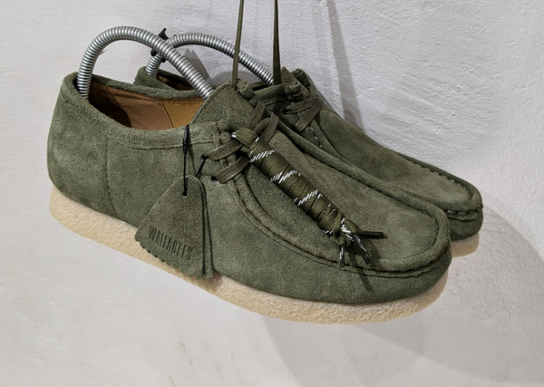 Original Clarks Wallabee-Oakmoss Suede