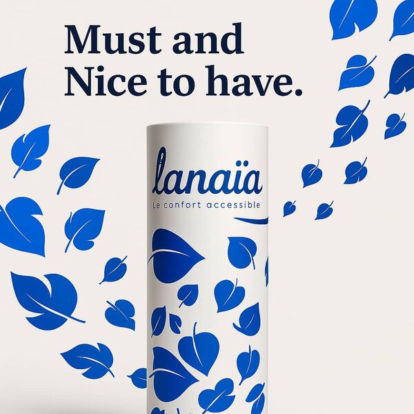 Mouchoirs Lanaïa Bleu