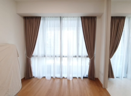 Set of Canvas curtains with eyelets