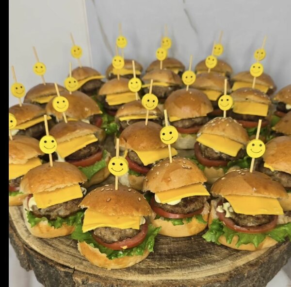 Mini burgers gourmets