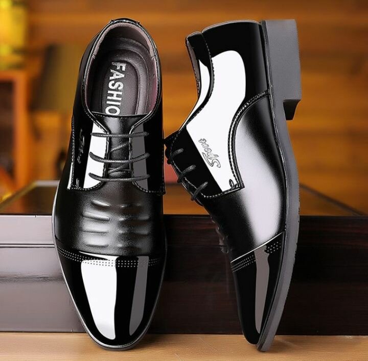 Men's leather Shoes Large  Siz
