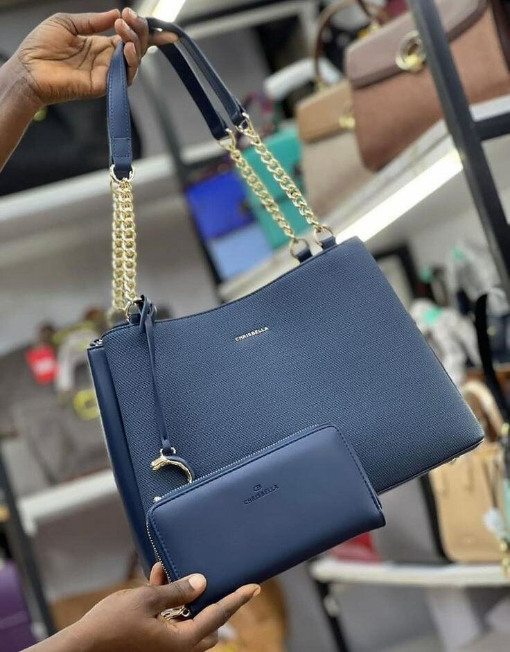 Sac à main élégant bleu