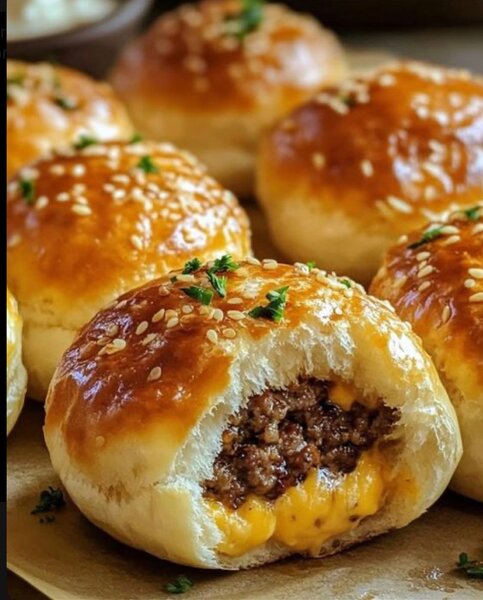 Buns au fromage fondant