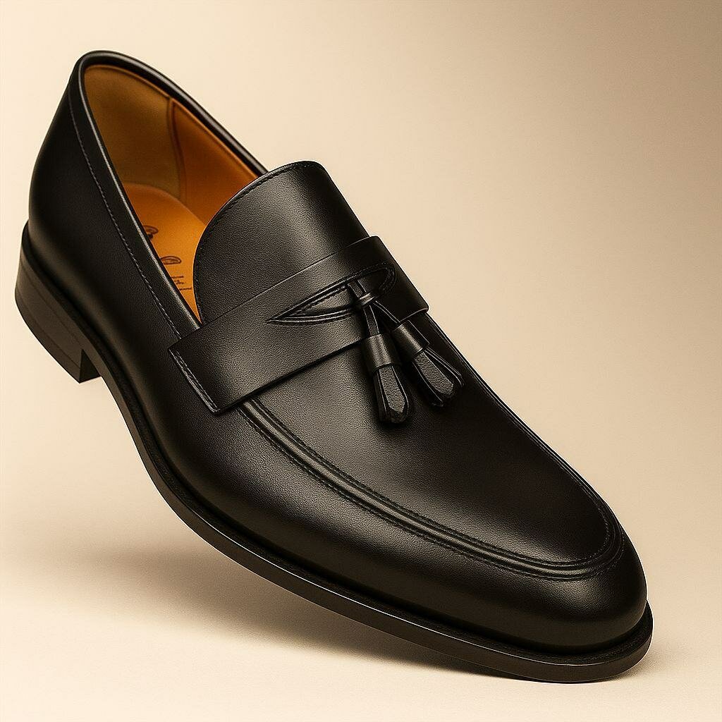 Chaussures Mocassins Élégants Cuir Homme