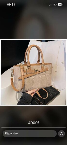 Sac à main élégant en cuir