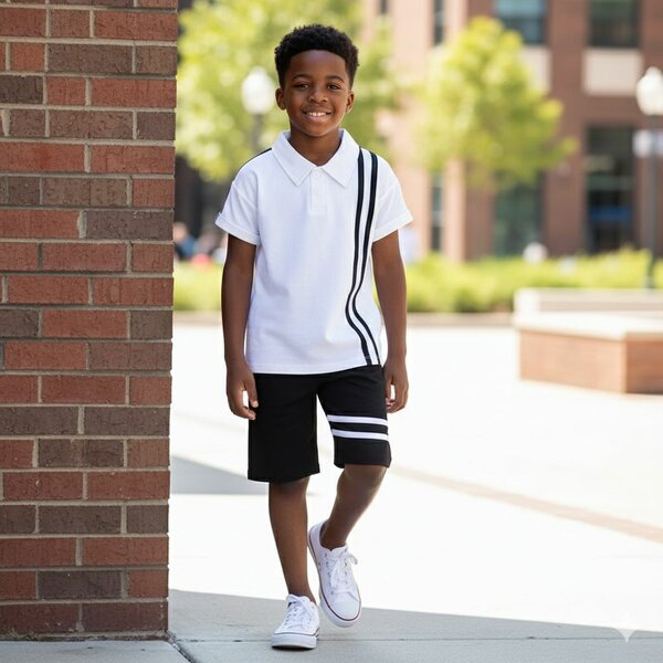 Ensemble Polo Enfant Stylé