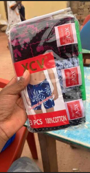 Lot de boxers en coton XCV