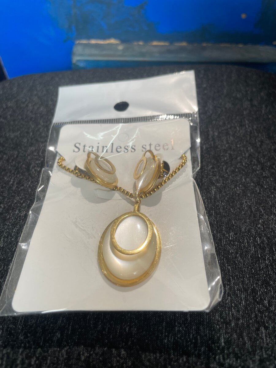 Parure en acier inoxydable colorée