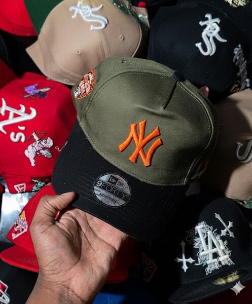 Casquette NY bicolore moderne