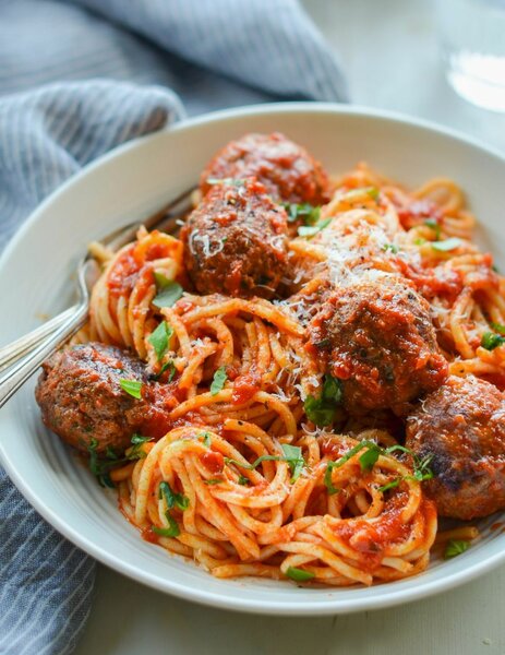 Spaghetti with Meatballs Sauce