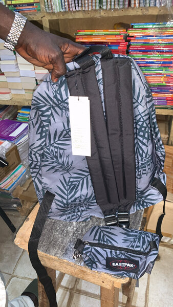 Sac à dos imprimé tropical