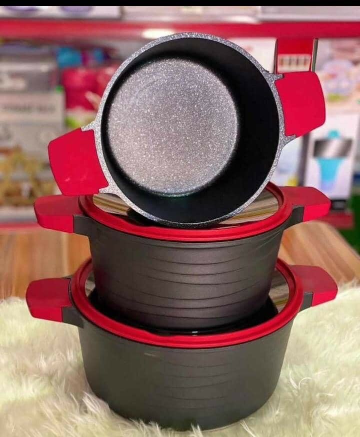 Ldenbo 3 set Nonstick cookware set