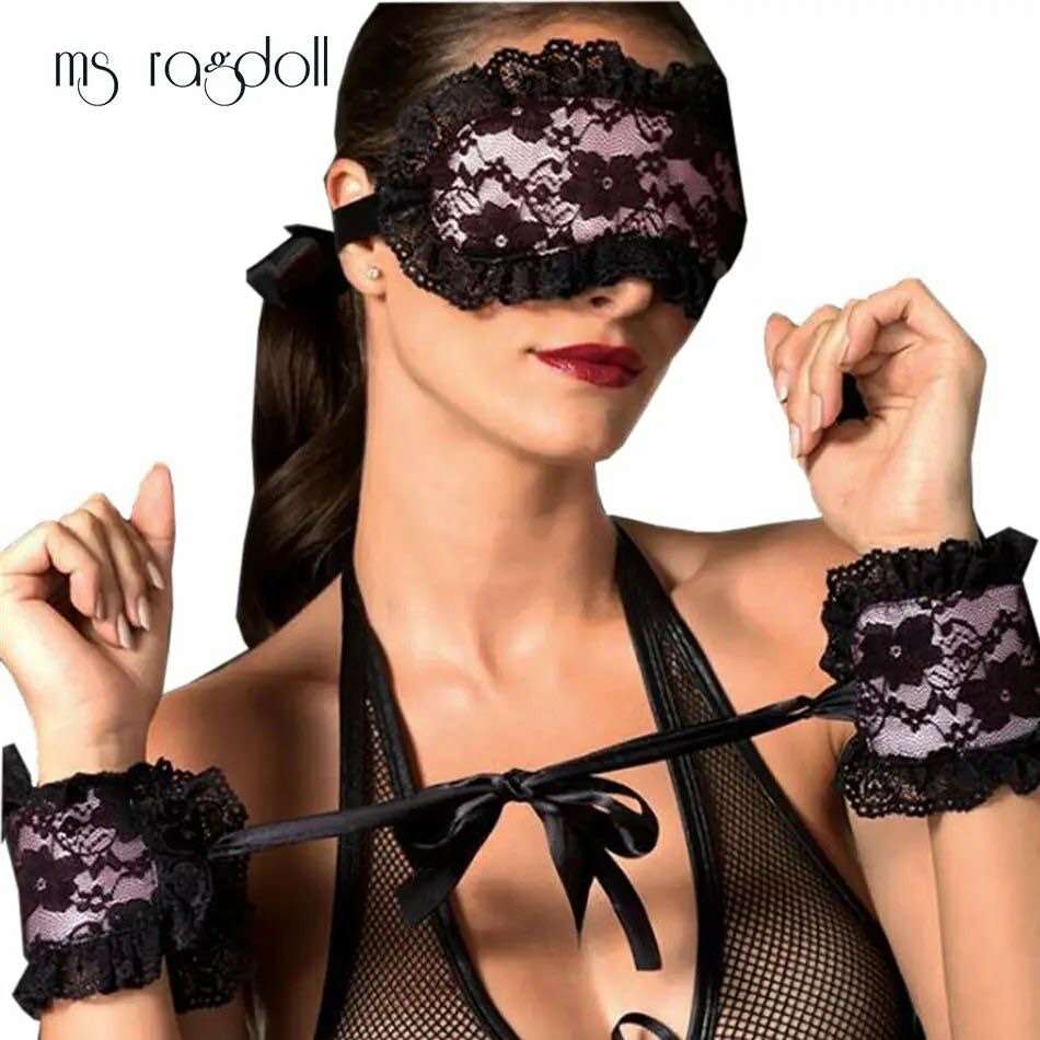 Blindfold and handcuff set