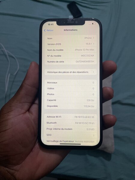iPhone 12 Pro Max 128 Go