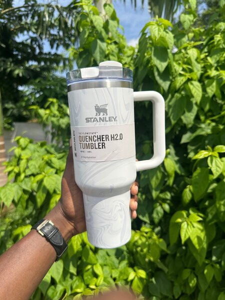 Grey Swirl Stanley tumbler 40oz