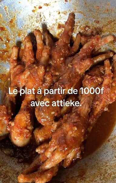 Pattes de poulet épicées