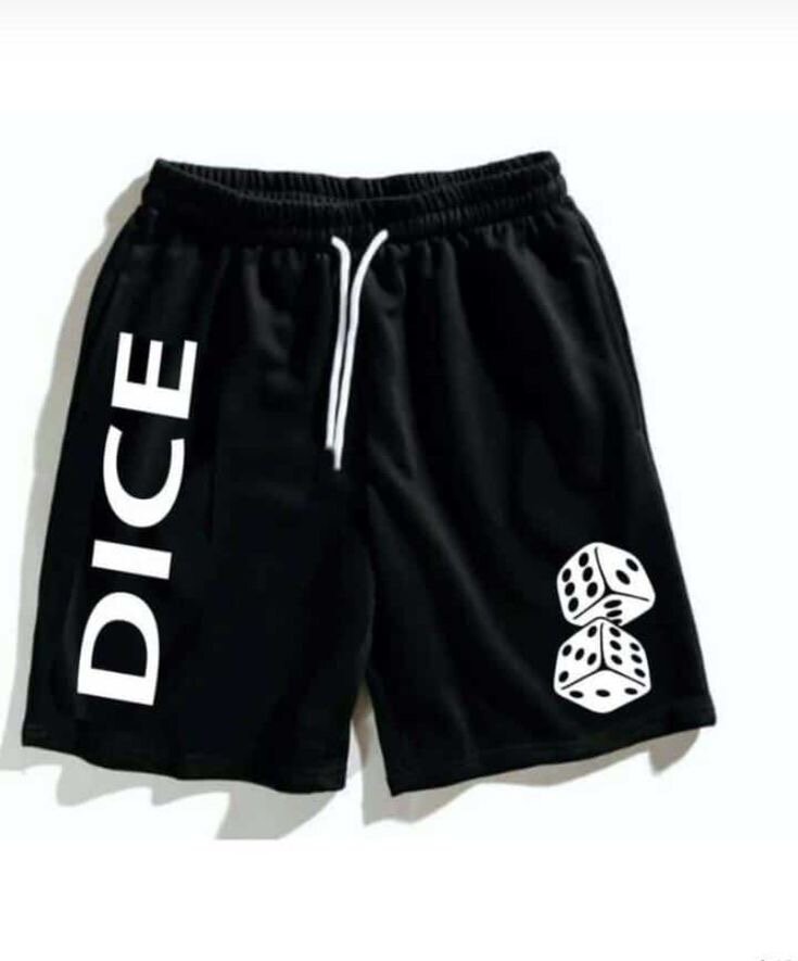 Short de sport noir Dice
