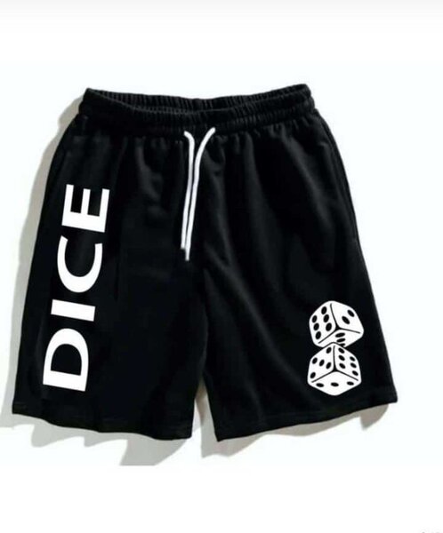 Short de sport noir Dice