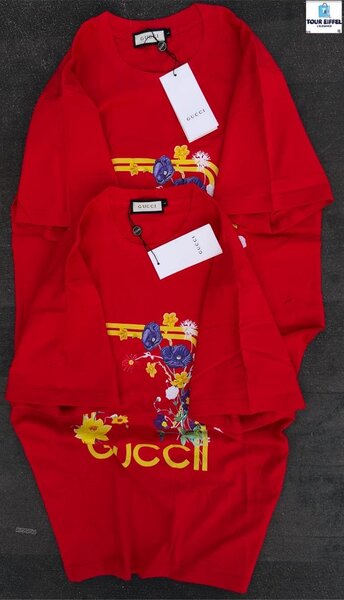 T-shirts en coton imprimé tendance