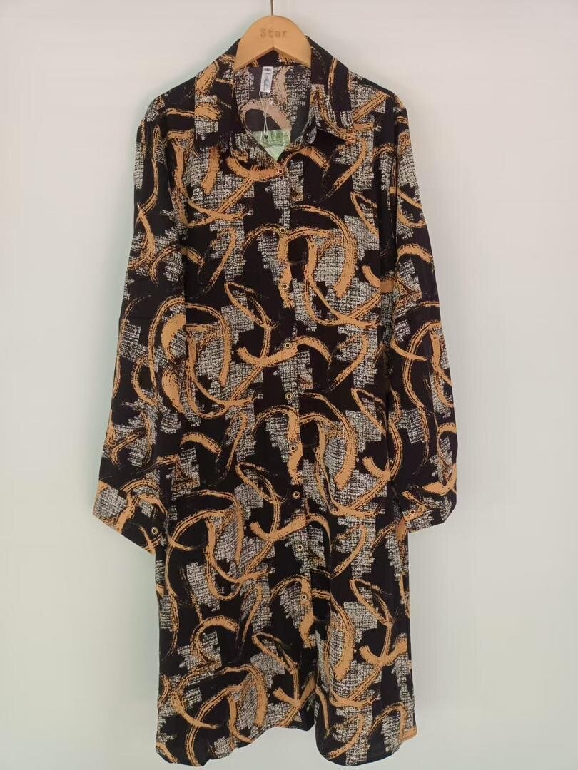 Chemise Longue Imprimée Femme