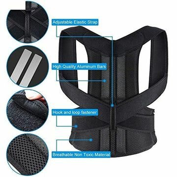 Posture Corrector for Women & Men, Adjustable Shoulder Back