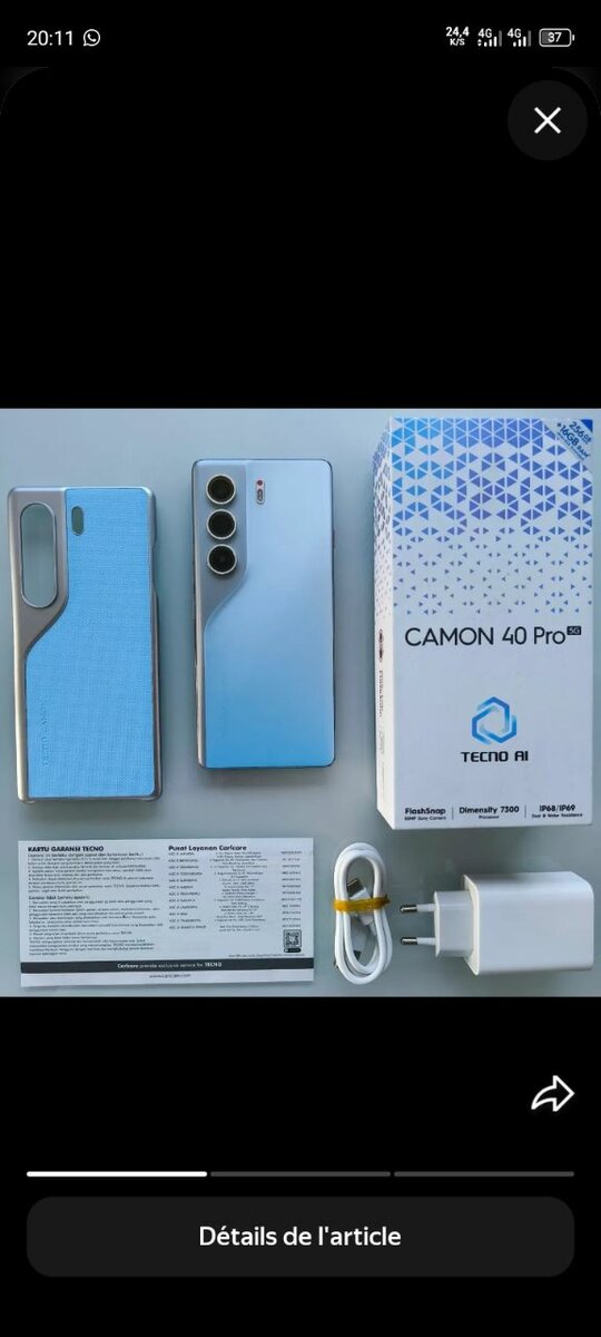 Tecno Camon 40 Pro Smartphone