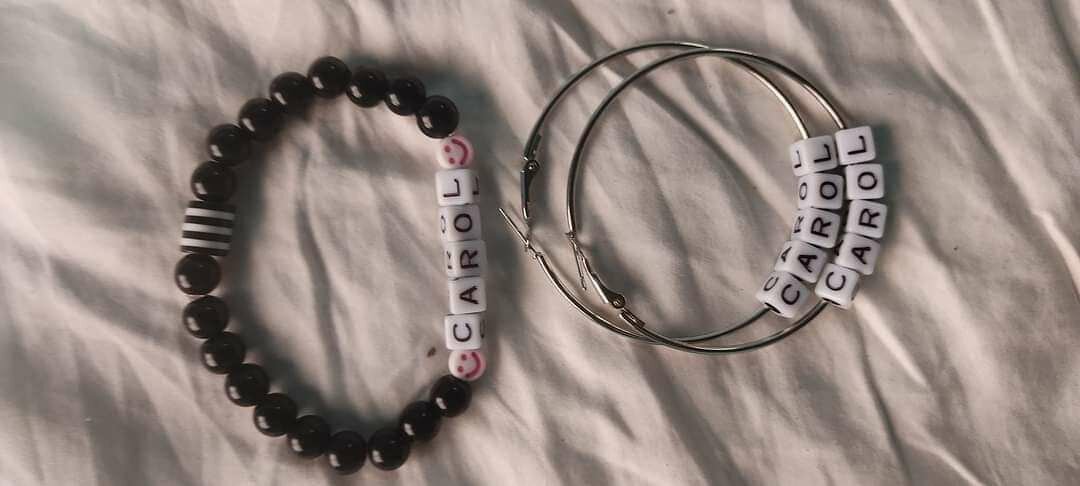 Beaded bracelets and waist beads