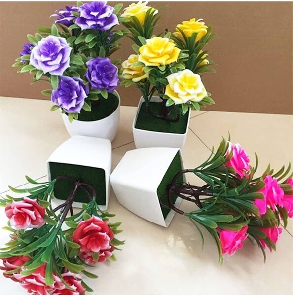 Mini Plantes Artificielles Colorées